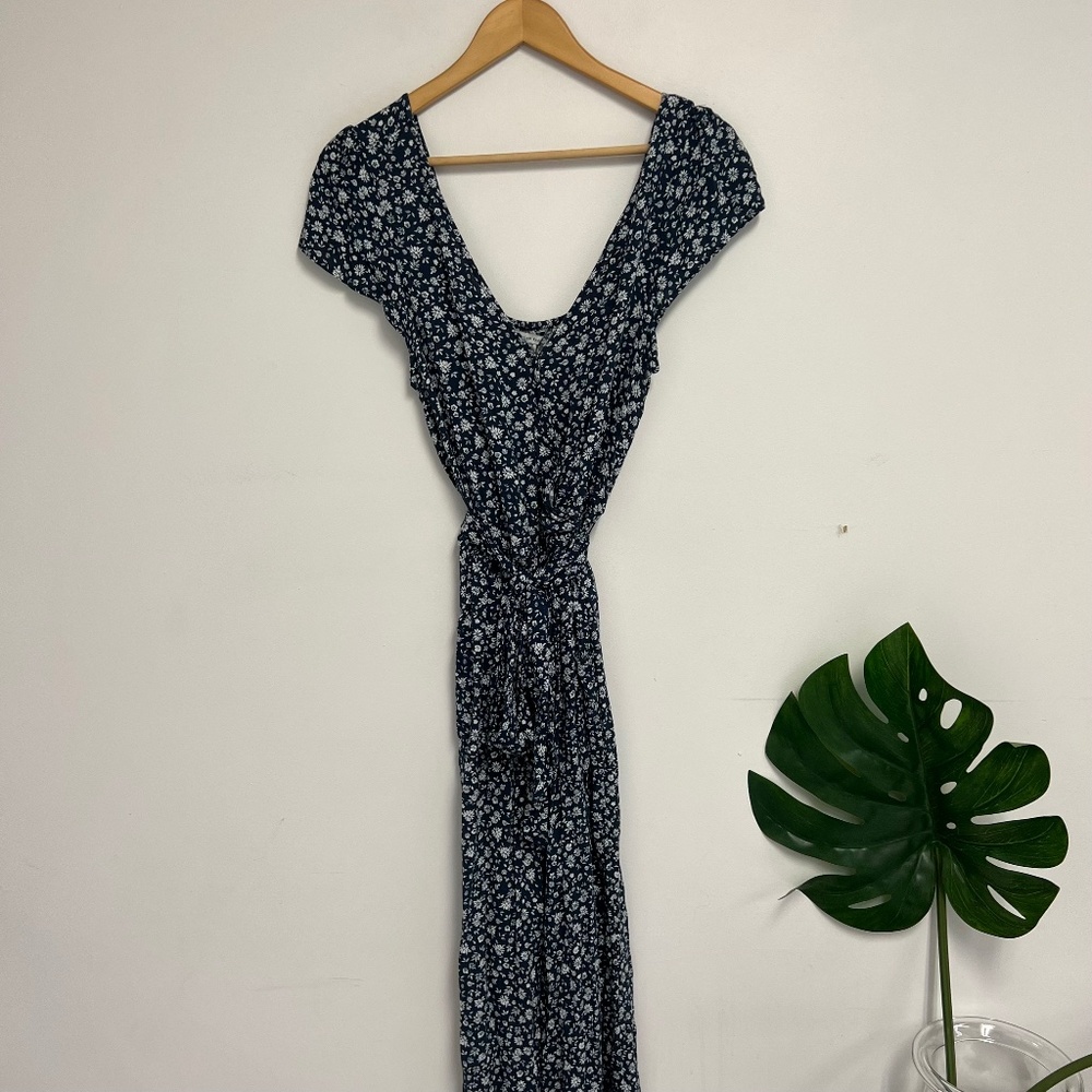 American Eagle floral jumpsuit